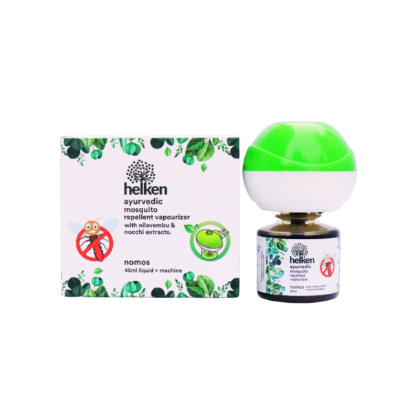 no-mos ayurvedic mosquito repellent vaporizer with nilavembu & nocchi extracts and machine